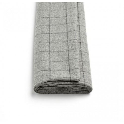 Soft Grey Windowpane Flannel CODE: FS479L-A271211