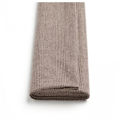 Chocolate Prince of Wales Check Flannel CODE: FS479L-A271422